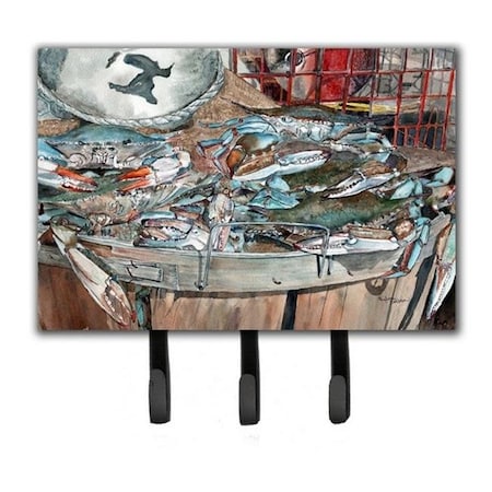 Carolines Treasures Carolines Treasures 8961TH68 Basket Full of Blue Crabs Leash or Key Holder 8961TH68